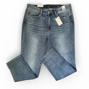 NWT Judy Blue Blue Denim Mid Rise Slim Fit Jeans Size 18W